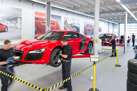Audi R8 e-tron Produktion
