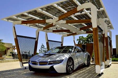 Solar-Carport für BMW i3 & BMW i8