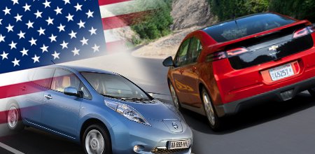 US-Verkaufszahlen Chevrolet Volt & Nissan Leaf