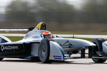 Formel E Test Donington