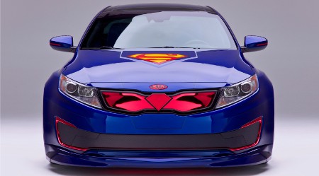 Kia Optima Hybrid Superman Chicago 2013