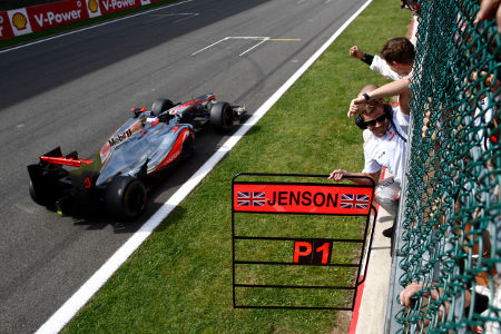 Jenson Button siegt in Belgien/Spa 2012