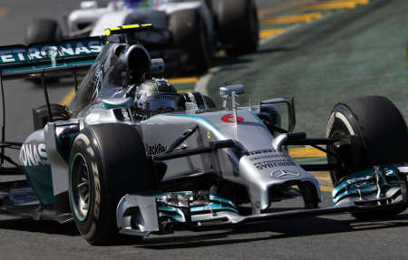 Mercedes W05 Formel 1 2014 Nico Rosberg