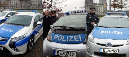 Berliner Polizei setzt auf Elektroautos