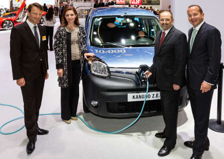Renault Kangoo Z.E. 10.000 verkaufte Modelle