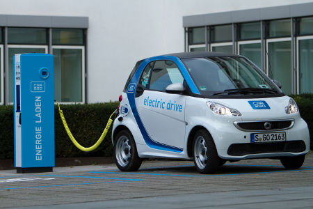 car2go mit Elektroauto smart ed