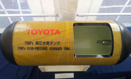 Toyota FCV/Mirai 2015 Wasserstofftank
