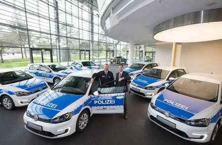 VW e-Golf Polizei Niedersachsen