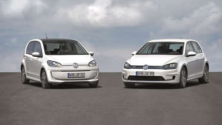 VW e-up & VW E-Golf IAA 2013