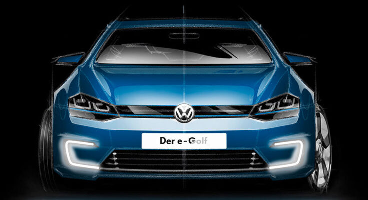 VW e-Golf 2014 Teaser
