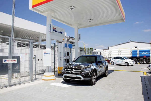 Mercedes GLC F-Cell H2 Tankstelle